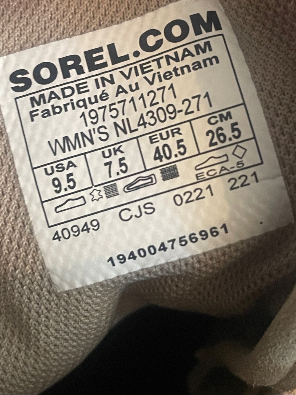 Sorel Caribou OTM Women’s Waterproof Boots Size 9.5 - Picture 13 of 14